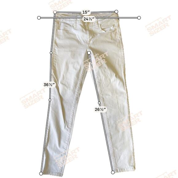 American Eagle Denim - American eagle white super stretch denim womens size 10